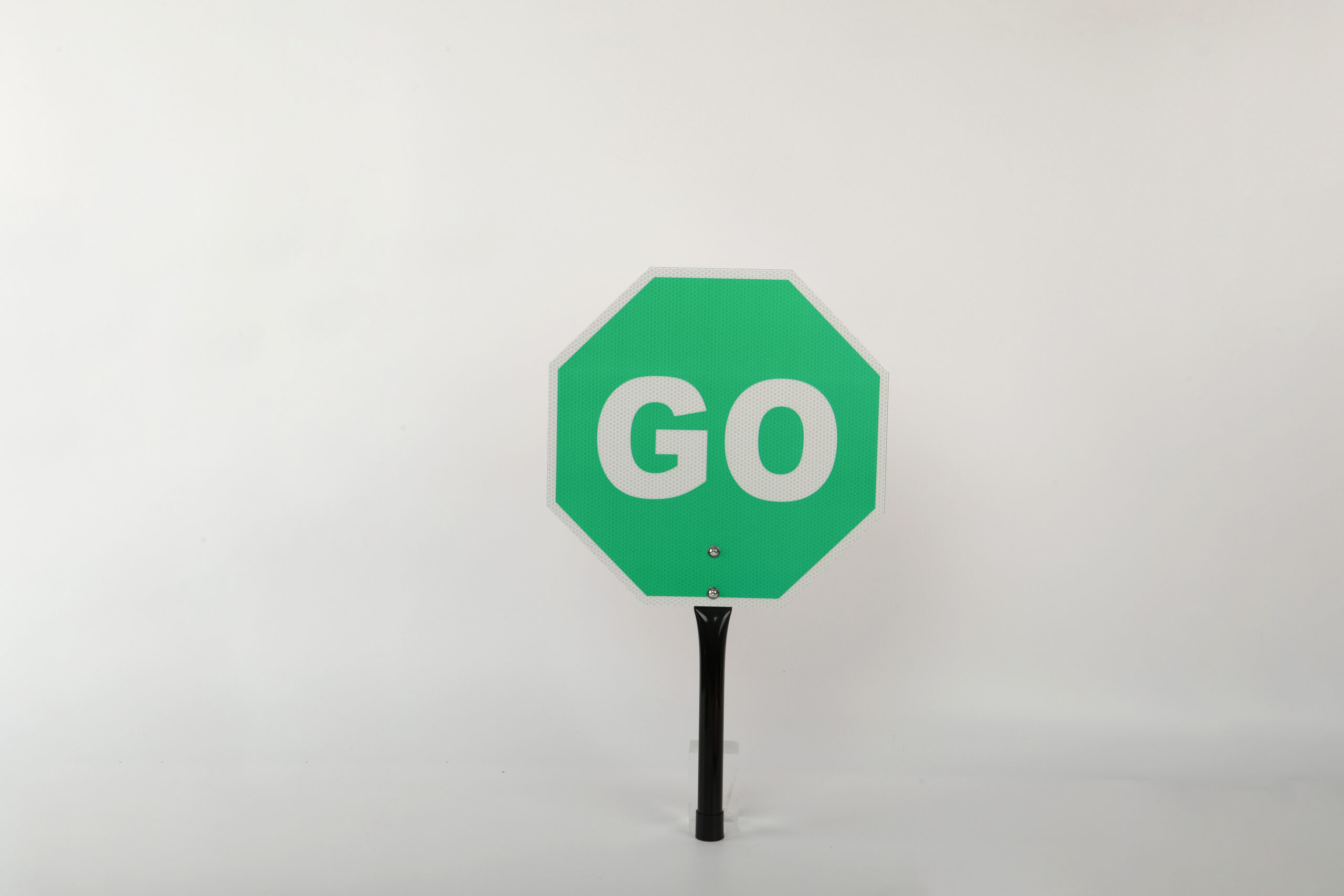 Stop Go Sign with Handle – aikesign.com