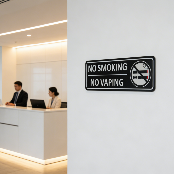 Strong Self-adhesive No Smoking Signs