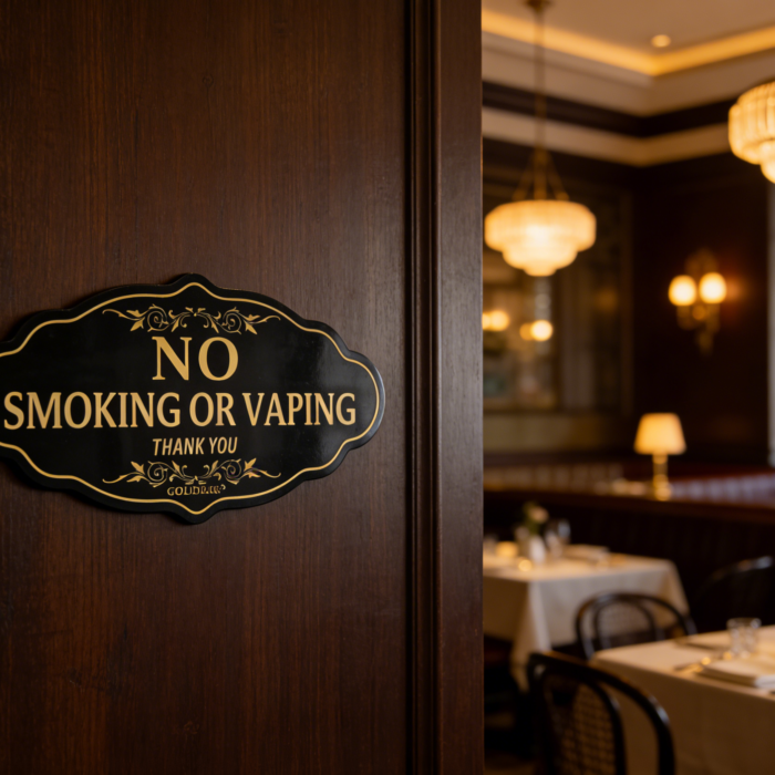 No Smoking Sign for Business Premises