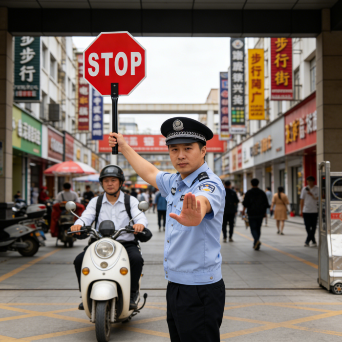 Stop Go Sign with Handle