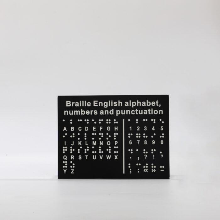 Braille Alphabet Board