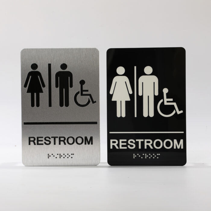 ADA-Mark Modern Restroom Sign for Business
